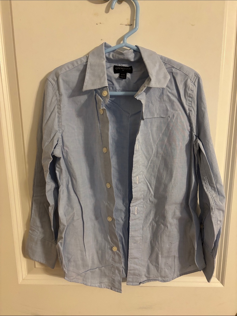 Like new J. Crew Light Blue Button-Front boys Dress Shirt